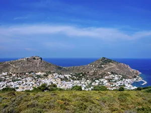 Forts Prints: Platanos and Medieval Castle of Pandeli