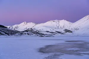 Plateau Prints: Plateau Piano Grande di Castelluccio di Norcia and Mount Vettore in winter