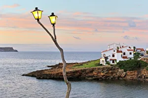 Lamp Post Prints: Platges de Fornells, seaside resort