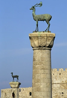 Platoni guarding entrance to Rhodes Harbour