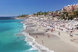 Vacations Prints: Playa del Duque beach at Costa Adeje, Tenerife, Canary Islands, Spain, Atlantic, Europe