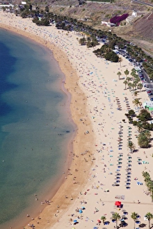 Playa de las Teresitas Beach, San Andres, Tenerife, Canary Islands, Spain, Atlantic