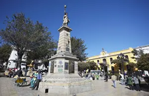Potosi Prints: Plaza 10 de Noviembre, Potosi, UNESCO World Heritage Site, Bolivia, South America