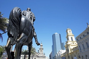 Images Dated 10th November 2006: Plaza de Armas, Santiago de Chile, Chile, South America