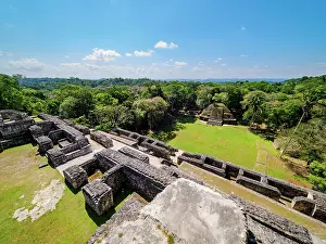 Relics Prints: Plaza B, view from Caana, Caracol Archaeological Site, Cayo District, Belize