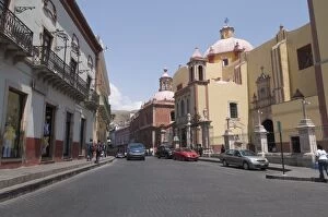 Plaza de la Paz in Guanajuato, a UNESCO World Heritage Site, Guanajuato State