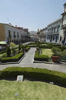 Plaza de la Paz in Guanajuato, a UNESCO World Heritage Site, Guanajuato State