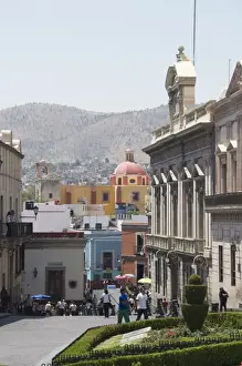 Plaza de la Paz in Guanajuato, a UNESCO World Heritage Site, Guanajuato State