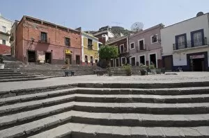 Plaza de los Angeles in Guanajuato, a UNESCO World Heritage Site, Guanajuato State