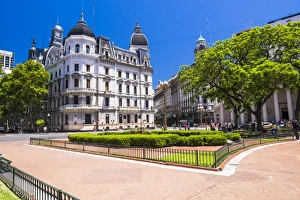 Buenos Aires Prints: Plaza de Mayo Square, Montserrat district, Buenos Aires, Argentina, South America