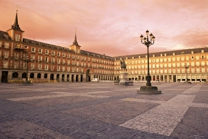 Madrid Prints: Plaza Mayor from the east