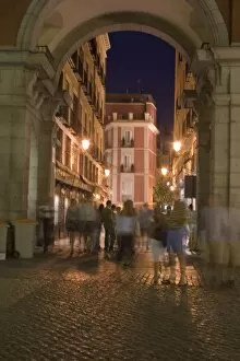 Night Life Collection: Plaza Mayor, Madrid, Spain, Europe