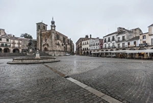 Trujillo Prints: The Plaza Mayor, Trujillo, Caceres, Extremadura, Spain, Europe