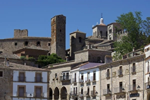 Trujillo Prints: Plaza Mayor, Trujillo, Extremadura, Spain, Europe