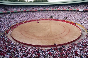 Images Dated 11th July 2007: Plaza de Toros, Pamplona, Navarra, Spain, Europe