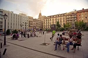 Plaza de Vasquez de Mella, Barrio Chueca, Madrid, Spain