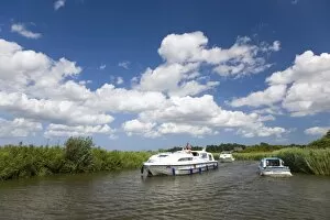 Images Dated 23rd July 2009: Pleasure boats on the River Ant, Norfolk Broads, How Hill, near Ludham