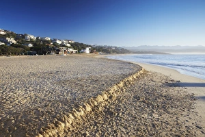 Sand Beach Prints: Plettenberg Bay beach at dawn, Western Cape, South Africa, Africa