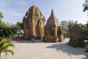 Asian Ethnicity Prints: Po Nagar Cham Towers, Nha Trang, Vietnam, Indochina, Southeast Asia, Asia