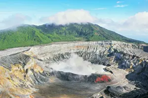 Rica Prints: Poas volcano, Poas National Park, Costa Rica, Central America
