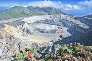 Images Dated 28th January 2009: Poas Volcano, Poas Volcano National Park, Costa Rica, Central America