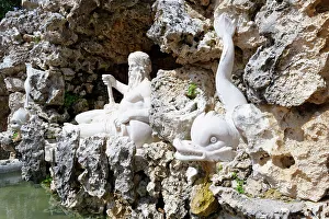 Water Fountain Prints: Poets Cascade, Garden of the Marquis de Pombal Palace