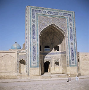 Bukhara Prints: Poi-Kalyan Miri-Arab Madrasah, Bukhara, Uzbekistan, C