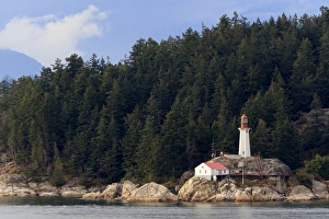 Canadian Culture Prints: Point Atkinson Lighthouse, Vancouver, British Columbia, Canada, North America