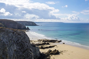 Finistere Prints: Pointe du Pen-Hir on the Presqu ile de Crozon, Parc Naturel Regional d Armorique