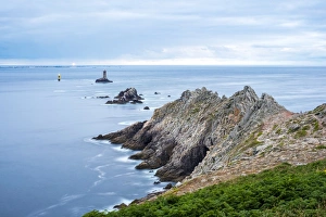 Finistere Prints: Pointe du Raz, Plogoff, Finistere, Brittany, France, Europe