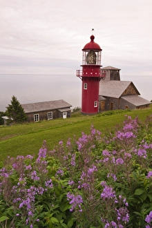 Quebec Prints: Pointe a la Renommee Lighthouse. Quebec, Canada, North America