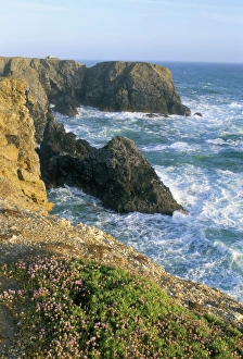 Morbihan Prints: Pointe de Port Coton, Belle Ile en Mer, Breton Islands, Morbihan, Brittany