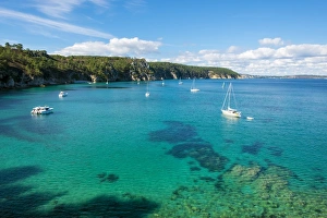 Finistere Prints: Pointe Saint-Hernot on the Presqu ile de Crozon, Crozon, Parc Naturel Regional d Armorique