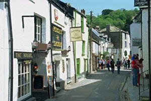 Street Scenes Prints: Polperro, Cornwall, England, United Kingdom, Europe