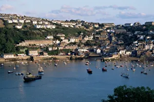 Cornwall Gallery: Polruan and River Fowey, Cornwall, England, United Kingdom, Europe