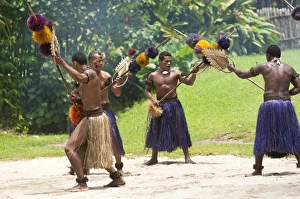 Dance Prints: Polynesian Cultural Center, Viti Levu, Fiji, South Pacific, Pacific