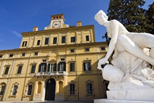 Palazzo Ducale Prints: Pomona Statue, Palazzo Ducale, Parma, Emilia Romagna, Italy, Europe