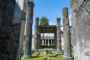 Ancient Rome Prints: Pompeii, UNESCO World Heritage Site, Campania, Italy, Europe