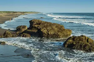 Pacific Coast Prints: Poneloya Beach, a popular little Pacific Coast surf resort