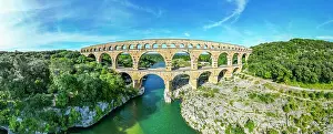 The Pont Du Gard Prints: The Pont du Gard, a Roman aqueduct