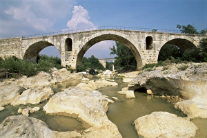 Local Famous Place Prints: Pont Julien, Roman bridge dating from the 3rd century BC, Apt, Vaucluse