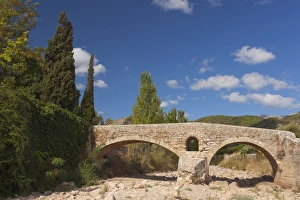 Roman Bridge Prints: Pont Roma (Roman Bridge), Pollensa, Majorca, Balearic Islands, Spain, Europe