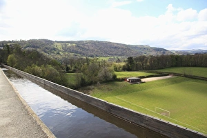 Pontcysyllte Aqueduct, UNESCO World Heritage Site, Llangollen, Dee Valley, Denbighshire, North Wales, Wales, United Kingdom, Europe