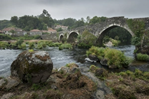 Galicia Prints: Ponte Maceira, A Coruna, Galicia, Spain, Europe