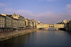 Arno Prints: Ponte Vecchio over the Arno River
