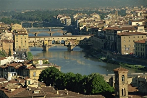 Arno Prints: The Ponte Vecchio Bridge over the River Arno