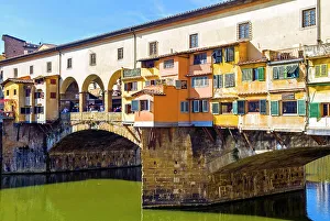 Firenze Prints: Ponte Vecchio, Firenze, Tuscany, Italy, Europe