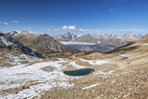 Jagged Prints: Pools of blue water in the landscape of Languard Valley