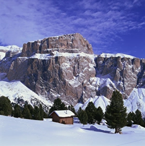 Rock Cliff Prints: The Pordoi Peak