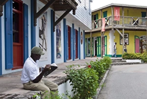 Port area, St. Johns, Antigua, Leeward Islands, West Indies, Caribbean Port area, St. Johns, Antigua, Leeward Islands, West Indies, Caribbean